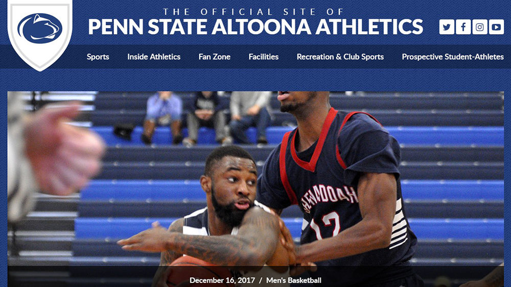 Penn State Altoona Athletics Website
