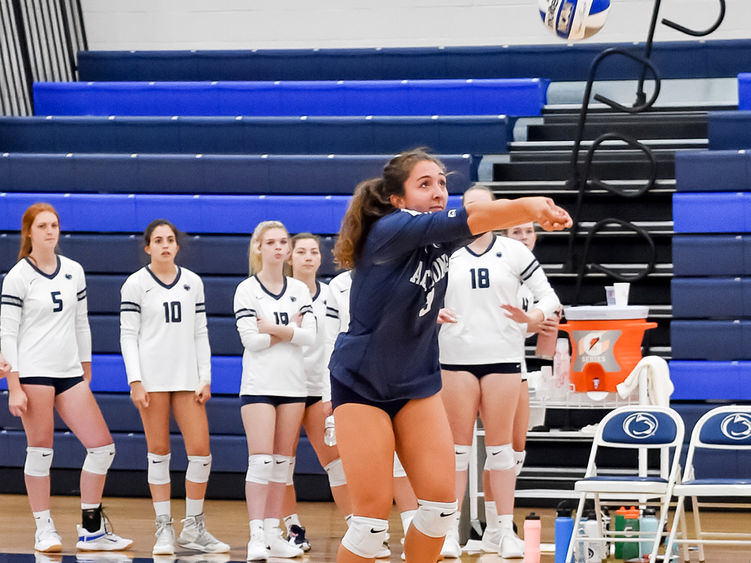 Penn State Altoona women's volleyball player Anna Batrus