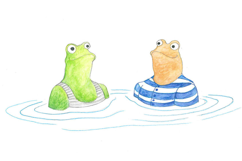 Frog and Toad Art Work