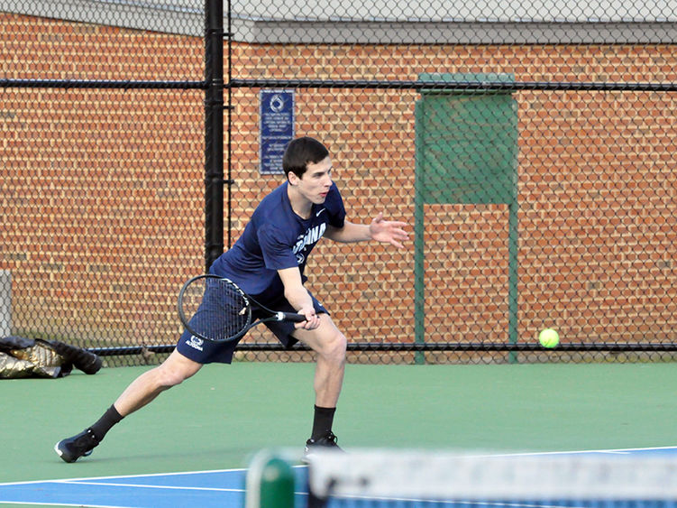 Casey Hess playing tennis