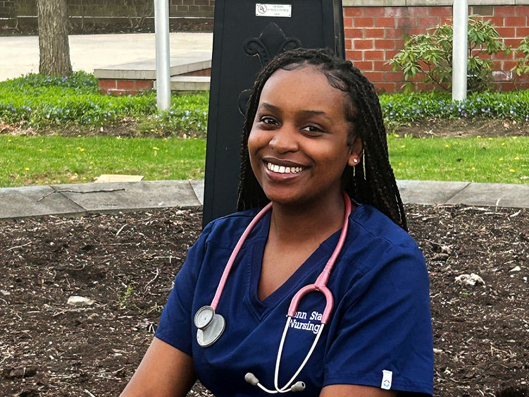 Penn State Altoona nursing student Deyanna Dye