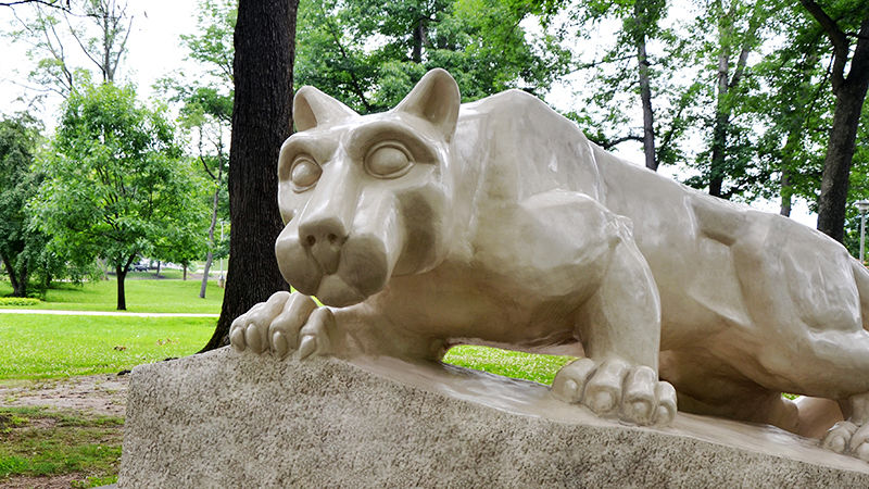 Penn State Altoona's Lion Shrine statue