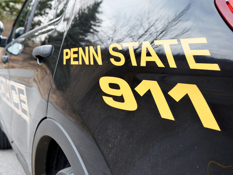 A Penn State Police Car