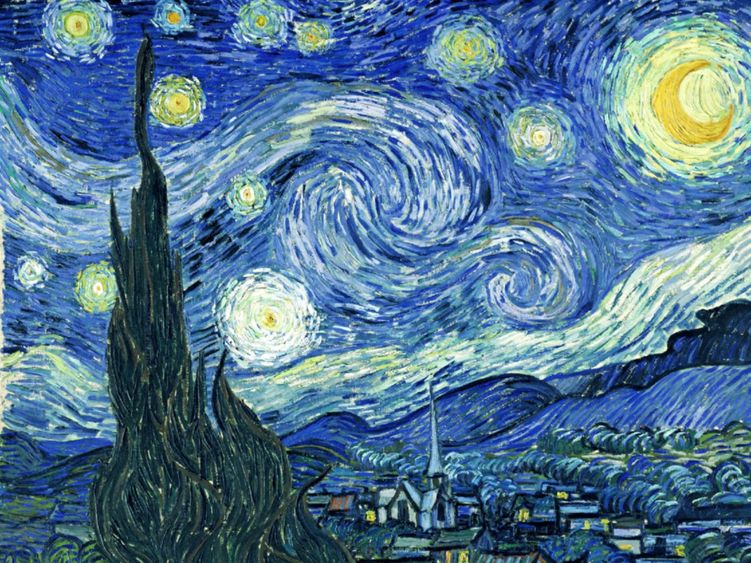 The Starry Night by Vincent Van Gogh