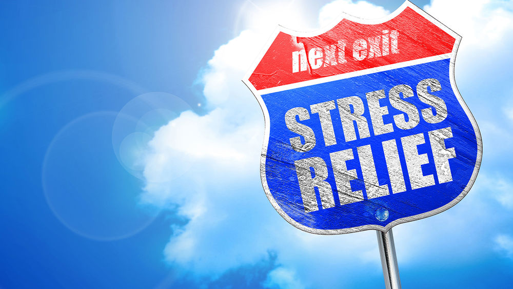Stress Relief Street Sign