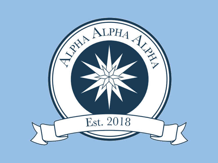 A logo for the Alpha Alpha Alpha honor society