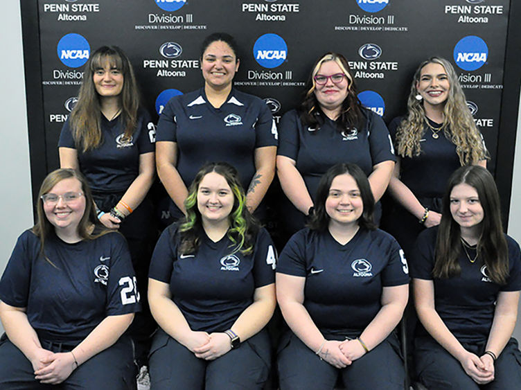 Penn State Altoona's women's bowling team